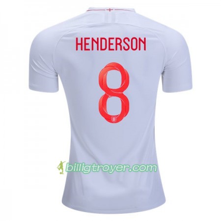 Billige Fotballdrakter England Henderson 8 VM 2018 Hjemmedraktsett